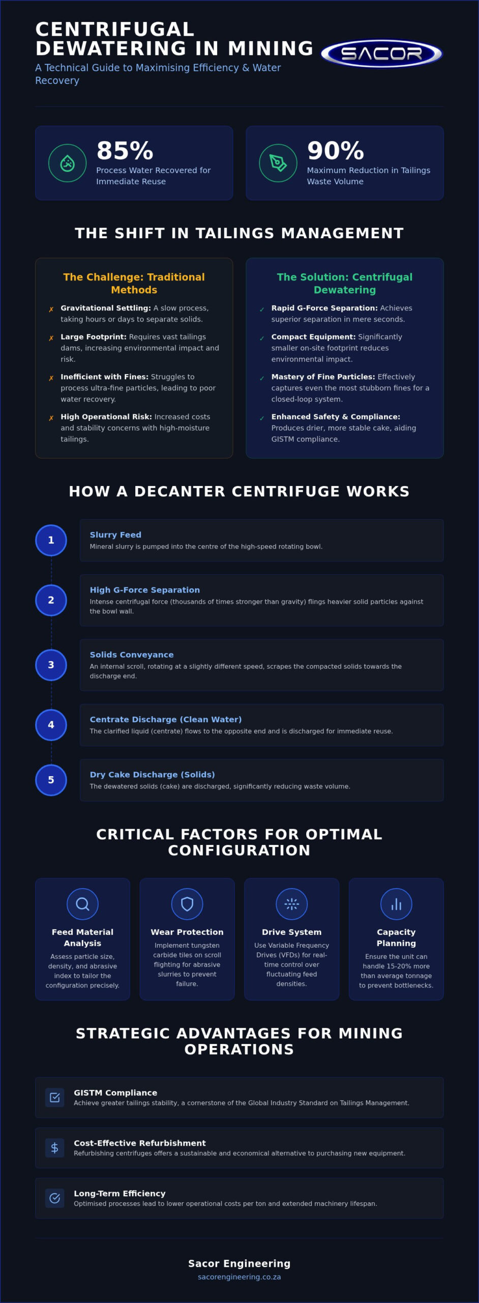Centrifugal Dewatering of Mineral Slurries: The Complete Implementation Guide