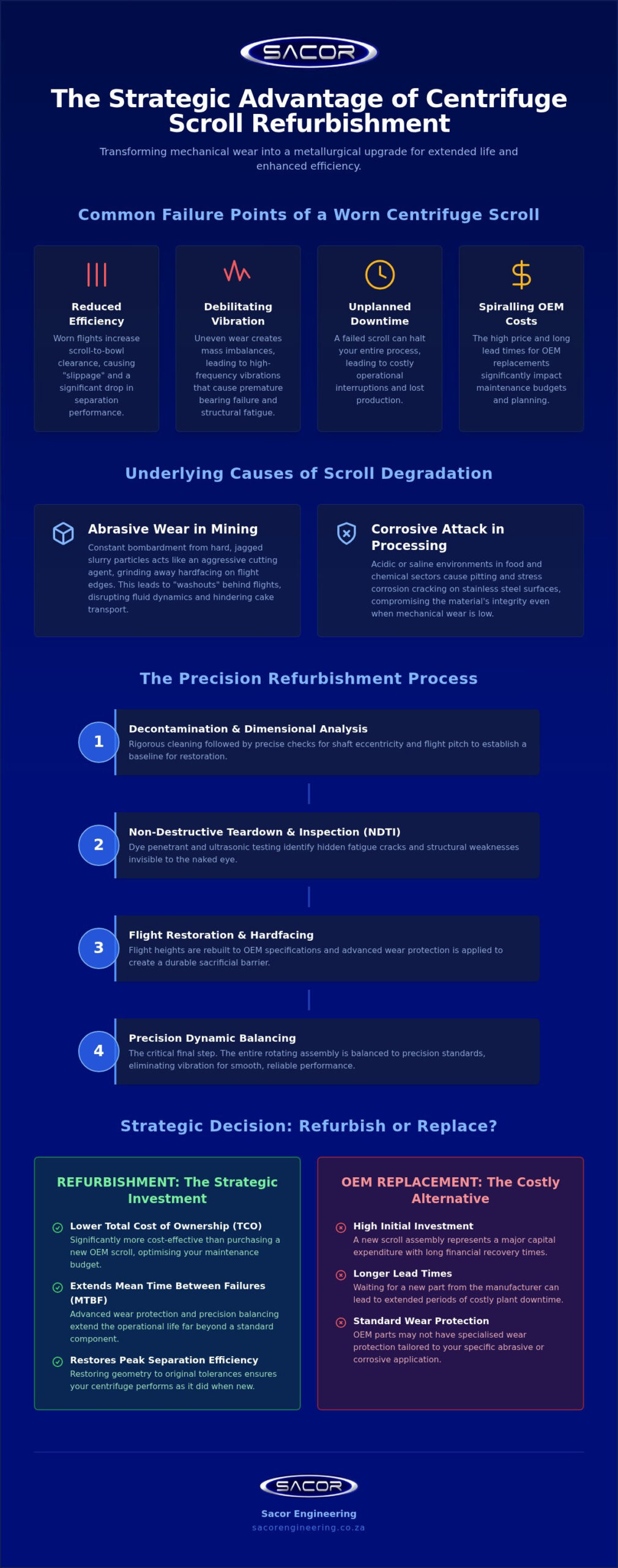 Professional Centrifuge Scroll Refurbishment Techniques: A Technical Guide